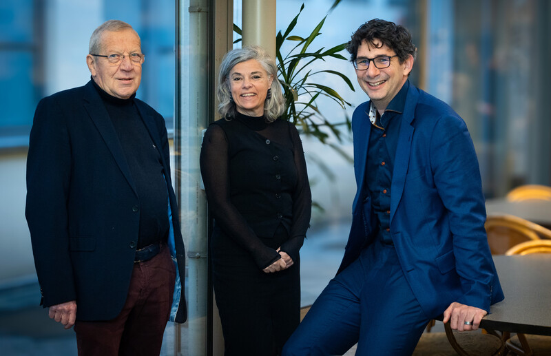 Rik Bloemen - beweging.net (links), Joke Man - ACV (midden) en Ben Mesotten - CM (rechts) geven hun visie op het komende jaar.