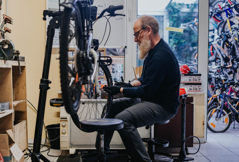 Free Wielie richt zich naar mensen voor wie een fiets bezitten geen vanzelfsprekendheid is. // © Tom Vermeylen