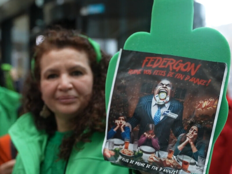 Spotprent op actie medewerkers dienstenchequebedrijven