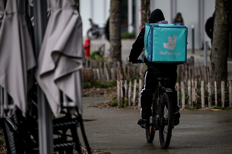 fietskoerier deliveroo