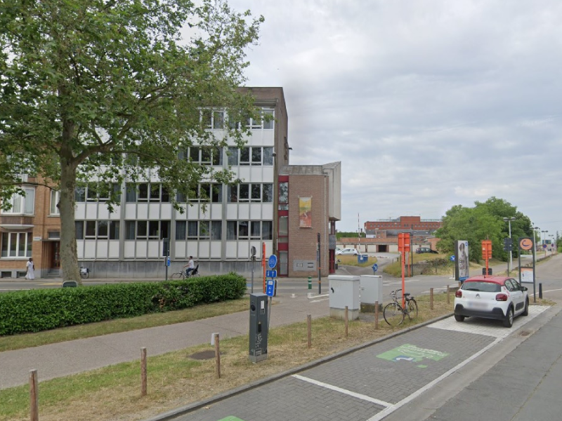 Het oude kantoorgebouw van Bisdom Hasselt