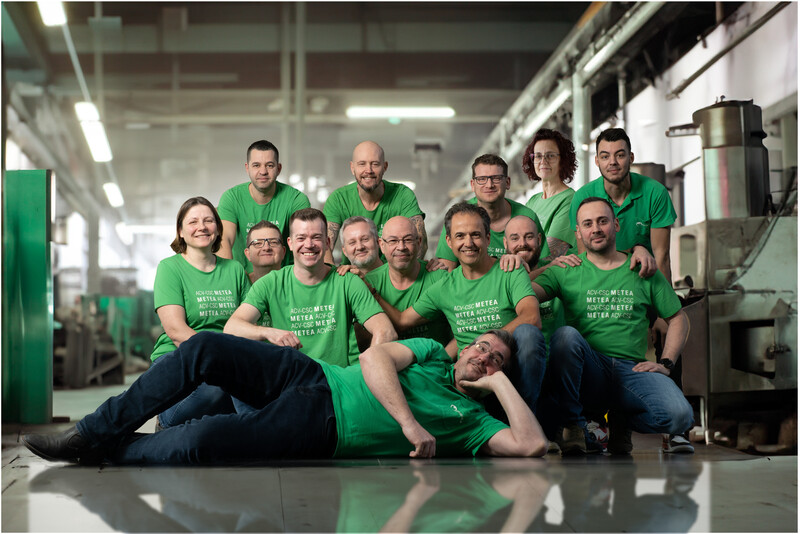 ACV-CSC METEA militanten Energizer (v.l.n.r. en v.b.n.o.): Wim, Pascal, Bendert, Christel, Maikel, Martine, Eric, Jan, Bart, Geert, Juan, Stijn, Yasin en Patrick.