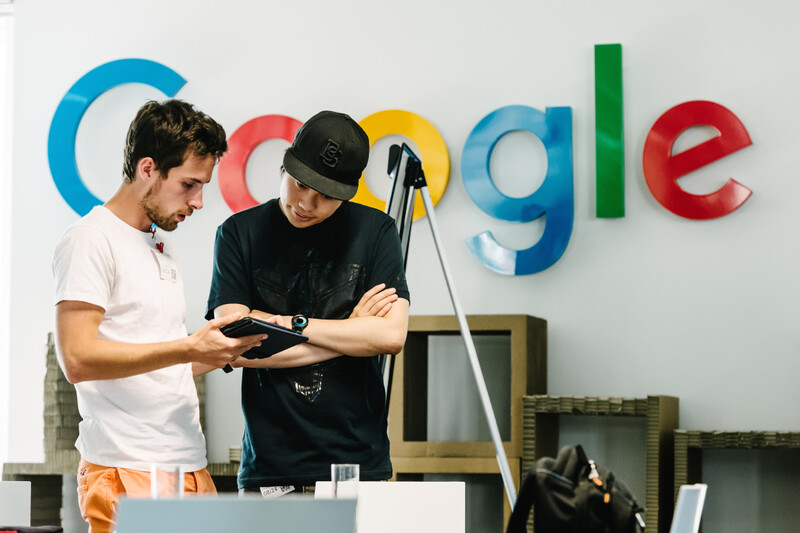 youtubers bij Google in Brussel