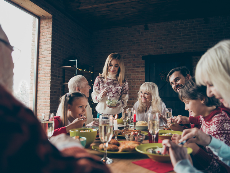 Kerstetentje met de familie