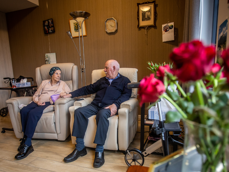 Koppel in woonzorgcentrum