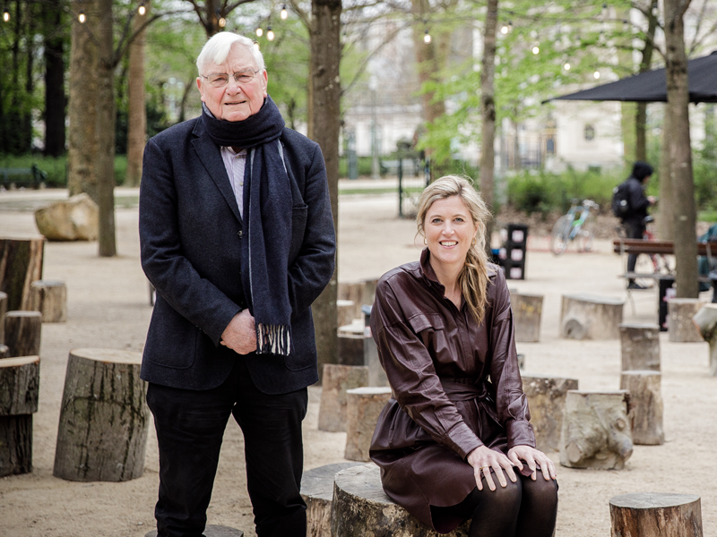 Portret van Walter Zinzen en Annelies Verlinden