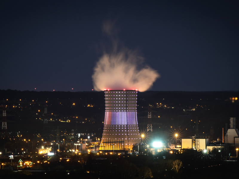 Foto van gascentrale Engie in Drogenbos