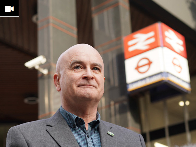 Vakbondsleider Mick Lynch