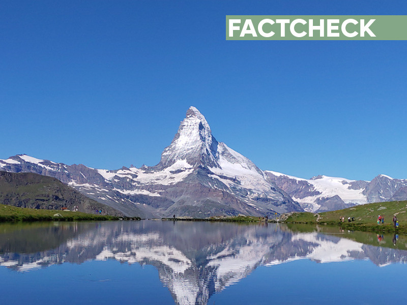 Matterhorn in Zermatt Zwitserland