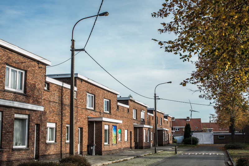 Sociale woonwijk klein Rusland in Zelzate