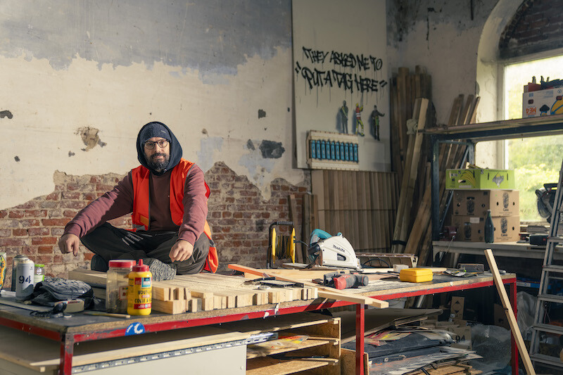 20241014 Kunstenaar Jonathan Pauwels alias Jaune