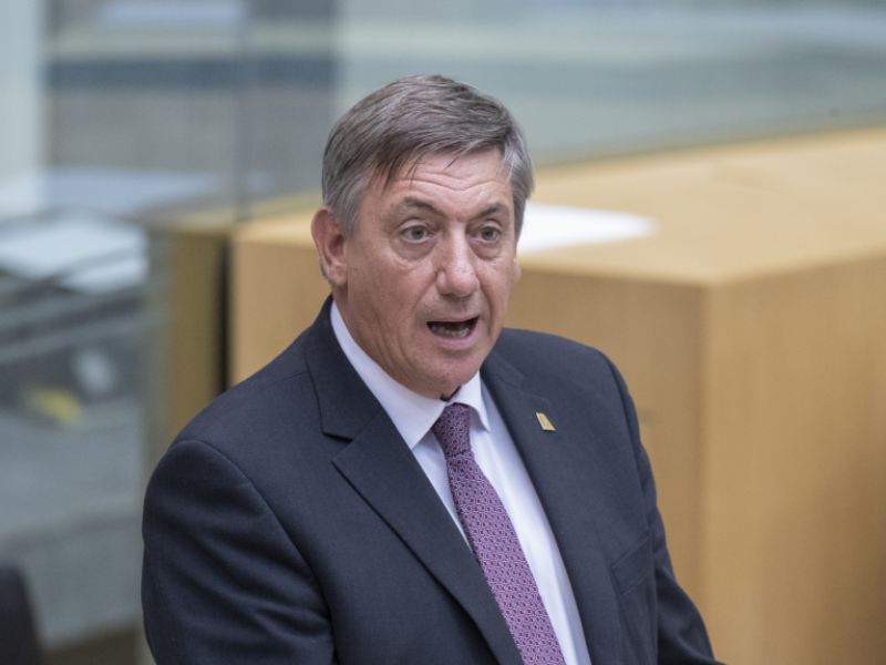 Jan Jambon in het Vlaams Parlement