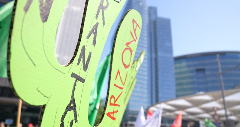 actiedag tegen arizona