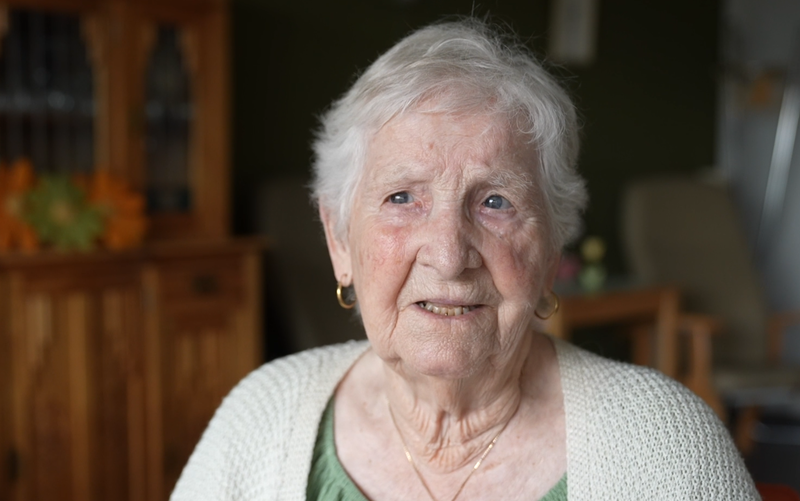 Rusthuisbewoner Mathilde 