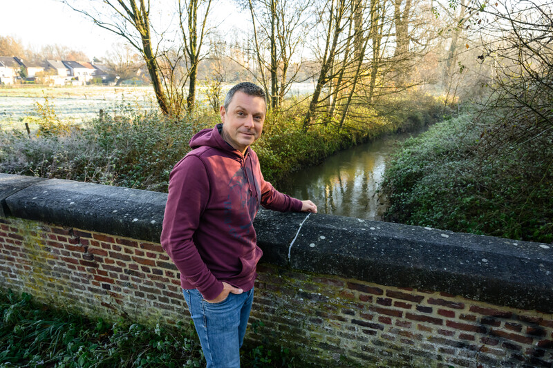 Kurt Vanderhaeghe uit teralfene wateroverlast