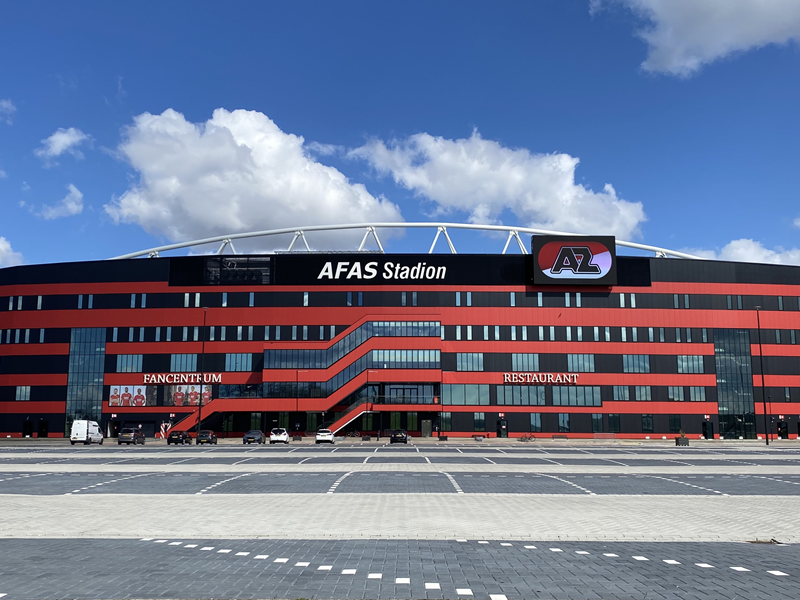 Het AFAS-stadion van AZ Alkmaar